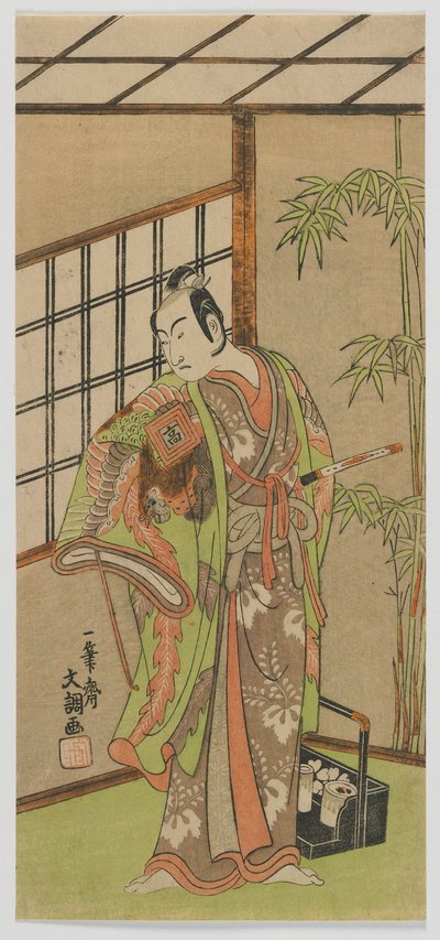 The Actor Ichikawa Komazo II, Edo period by Ippitsusai Bunchō